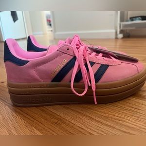 Adidas Gazelle Bold Pink Glow (Women’s), size US 7.5, brand new, never worn